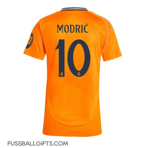 Real Madrid Luka Modric #10 Fußballbekleidung Auswärtstrikot Damen 2024-25 Kurzarm